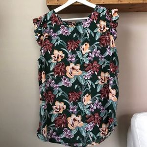 NWT Loft Floral Top
